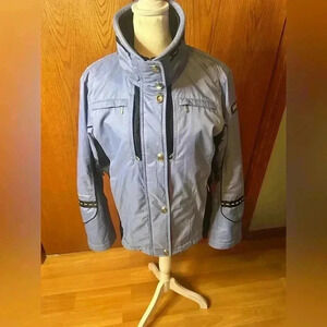 Spyder XTL 10,000 Ski Snowboarding Jacket Thinsulate Lite Loft Blue Black Size 8